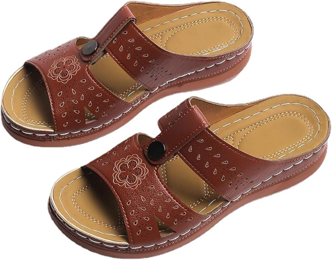 Amazon | [LSDZW] 透かし彫りミュール サンダル レディース